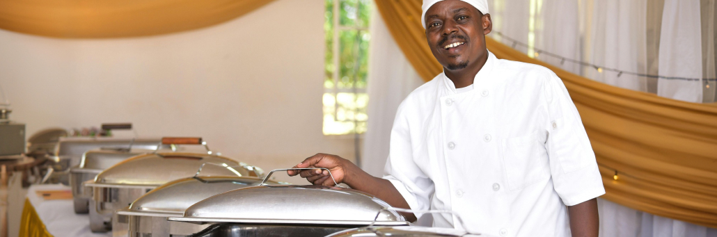 hospitality wi-fi by Fireline Broadband - chef prepping catering food