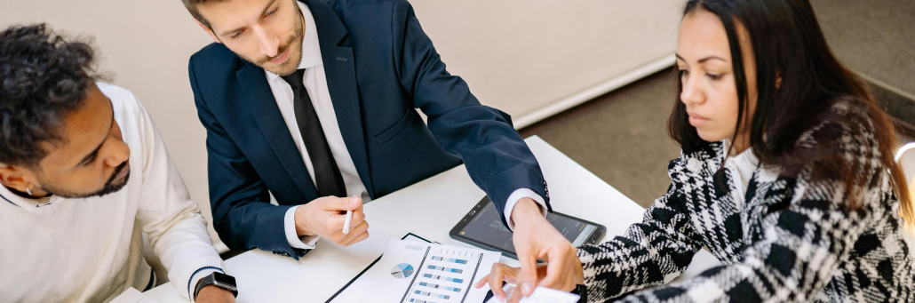 business people at a meeting - static ip address by Fireline Broadband