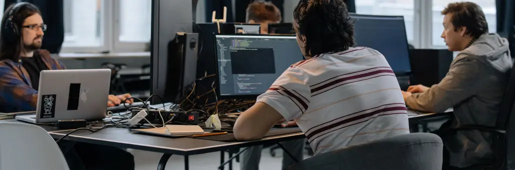 people doing work with high internet speed